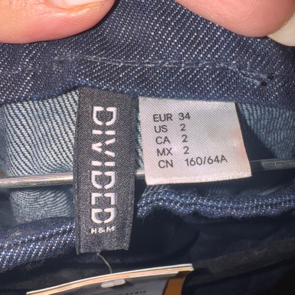H&M denim mini skirt  NWT - Picture 6 of 13